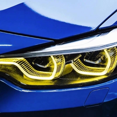 다른 색 레몬 노란색 천사 눈 DRL LED 전등 BMW F80 M3 F32 F82 M4 F36