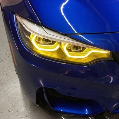 다른 색 레몬 노란색 천사 눈 DRL LED 전등 BMW F80 M3 F32 F82 M4 F36