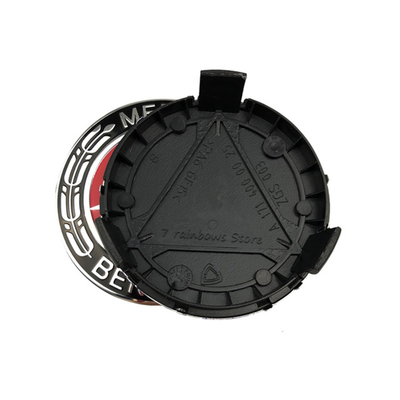 검은 파란색 75mm 바퀴 림 허브 캡 바퀴 센터 캡 메르세데스 벤츠 A1714000025