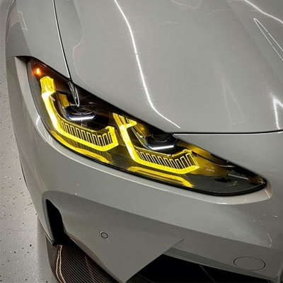 레몬 노란색 BMW CSL DRL M3 M4 G80 G82 12V 자동차 액세서리