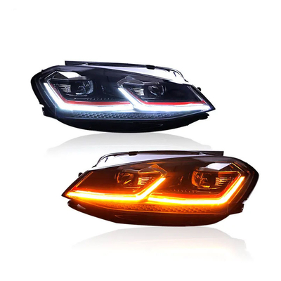 VW 골프 Mk7 2013-2020의 최신 LED 타입 7.5 스타일 연속 전등을 경험하십시오.