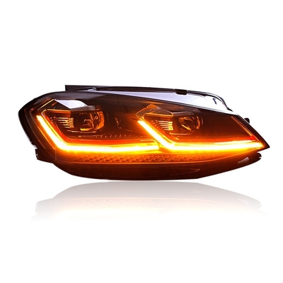 VW 골프 Mk7 2013-2020의 최신 LED 타입 7.5 스타일 연속 전등을 경험하십시오.