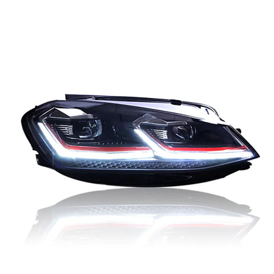 VW 골프 Mk7 2013-2020의 최신 LED 타입 7.5 스타일 연속 전등을 경험하십시오.