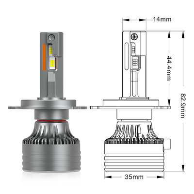 2010-2011년 G16 슈퍼 파워 6000K 12V 캔버스 48000Lm H4 H8 9005 팬과 함께 자동차 LED 헤드라이트