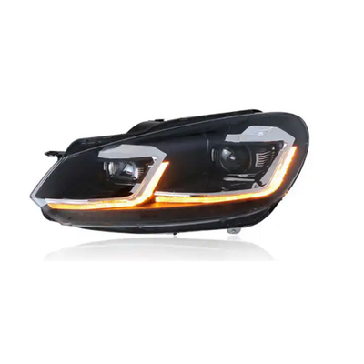 VW 골프 6 LED 전등 DRL 신호등 HID 바이 젠론 자동차 액세서리 2008-2012
