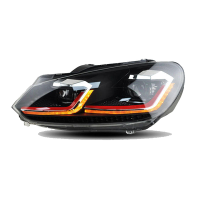 VW 골프 6 LED 전등 DRL 신호등 HID 바이 젠론 자동차 액세서리 2008-2012