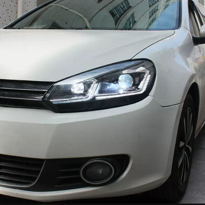 VW 골프 6 LED 전등 DRL 신호등 HID 바이 젠론 자동차 액세서리 2008-2012