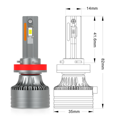 유니버설 자동차 H1 H4 H19 H7 H18 H8 H11 9005 9006 9012를 위한 방수성 IP65 LED 전등