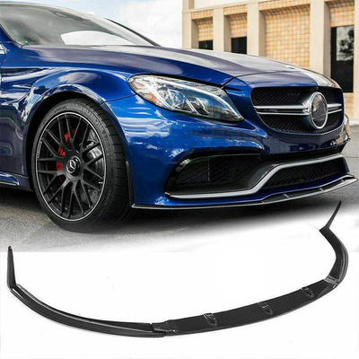 전면 배머 탄소 섬유 전면 립 메르세데스 벤츠 C63 AMG 2도어 2015-2019 100% 테스트