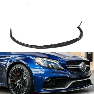 전면 배머 탄소 섬유 전면 립 메르세데스 벤츠 C63 AMG 2도어 2015-2019 100% 테스트