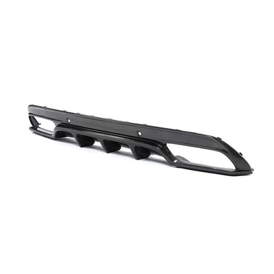 메르세데스 벤츠 W205 C250 스포츠용 모든 검은색 탄소 섬유 후방 확산기 136*30*11CM