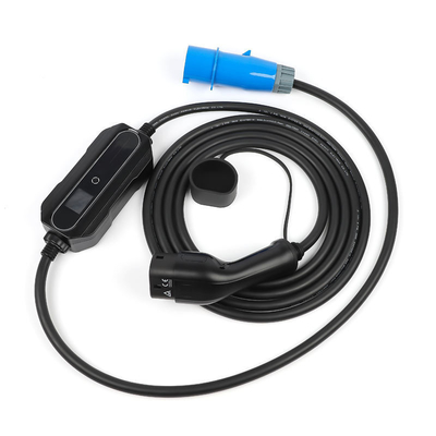 검은색 전기 자동차 가정용 휴대용 월 박스 10A 16A 20A 24A 32A Ev 충전기 교체 / 수리