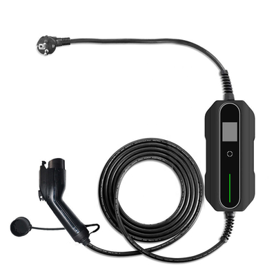 휴대용 충전소 모드 2 Sae J1772 16A Ev 충전 케이블 5m TUV 인증 케이블