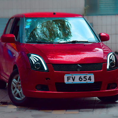 다이내믹 턴 신호 LED 렌즈 헤드 라이트 Suzuki Swift 2006-2016 자동차 장착 기타