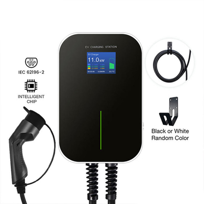 IP66 방수 16A 3단계 11Kw EV 충전기 2형 바닥에 장착된 충전소