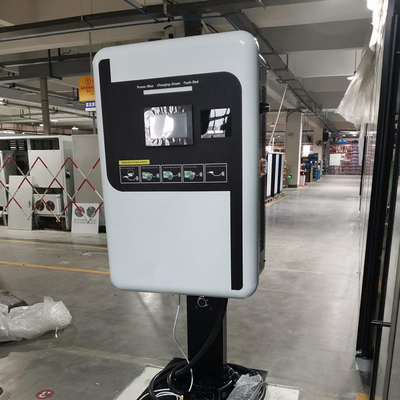 3.5 인치 LCD 디스플레이 60KW EV 벽 충전기 Wallbox AC 벽 장착 자동차 충전 스테이션