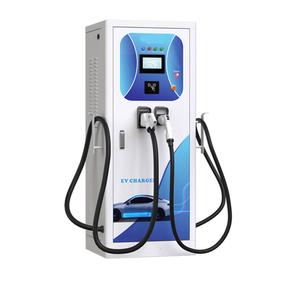 빠른 전기 자동차 충전 GB/TCHADEMO 커넥터와 함께 60kw DC 상업용 EV 충전기