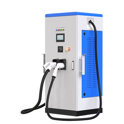 7인치 터치 디스플레이 화면 60KW CCS1/2 싱글 총 DC 자동차 충전기 빠른 충전