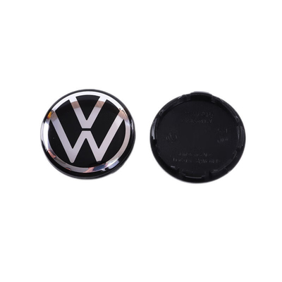 폴크스바겐 자동차 휠 센터 커버 플라스틱 68mm 56mm 파란색 사용자 정의 디자인