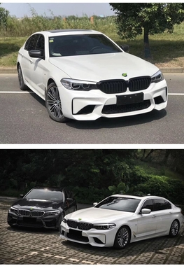 2018 BMW 5 시리즈 G30 G38 전면 배머 후면 배머 펜더 사이드 스커트 보디킷 업그레이드
