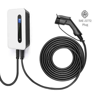 테슬라 인터페이스 표준 벽에 장착된 성능용 32A 7KW 전기 자동차 충전기