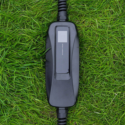 32A 타입1/ 타입2 닛산 LEAF 충전 케이블용 휴대용 EV 충전 상자 검은색