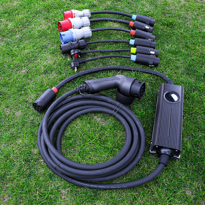 220v-480v 고전력 16KW 휴대용 전기 자동차 충전 장치