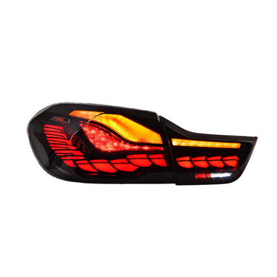 12V 수정 된 드래곤 스케일 LED 꼬리 라이트 앙상블 BMW 4 시리즈 간편 플러그 앤 플레이
