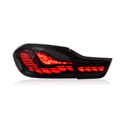 12V 수정 된 드래곤 스케일 LED 꼬리 라이트 앙상블 BMW 4 시리즈 간편 플러그 앤 플레이