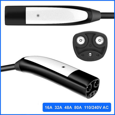 에너지 자동차 전기 자동차 휴대용 EV 충전기 연결 장치 Nacs 110-240V AC / 500V DC