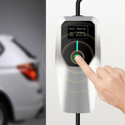 230V AC 단일 단계 휴대용 EV 충전기 IP66 인증 및 7Kw 출력 전력