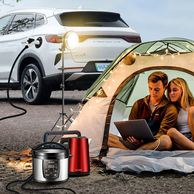 220V 4Kw 휴대용 전자 차량 소켓 ABS 셸과 함께 배charge 총 배charger