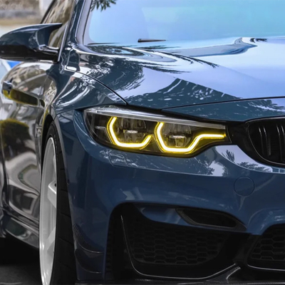 36W 레몬 노란색 천사 눈 모듈 BMW M3 M4 F80 F82 LCI에 완벽한 추가