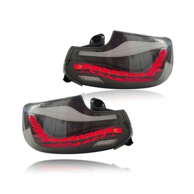 BMW 2 시리즈 M2C F22 F23 F87 218 220i 230의 드래곤 스케일 꼬리 라이트