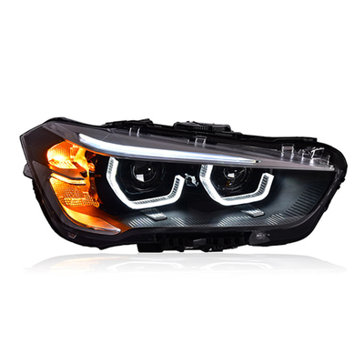 12V 헤드라이트 조립 수정 스푼 낮 빛 LED 레이저 렌즈 BMW X1