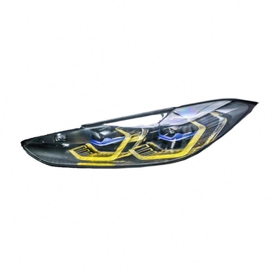 레몬 노란색 DRL LED 모듈 보드 세트 BMW M3 G80 M4 G82 레이저 헤드라이트 자동차 액세서리