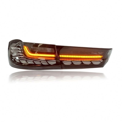 36W 자동차 맞춤형 흰색 선명한 렌즈 LED 꼬리 라이트 BMW G20 G28 동적 애니메이션 후등