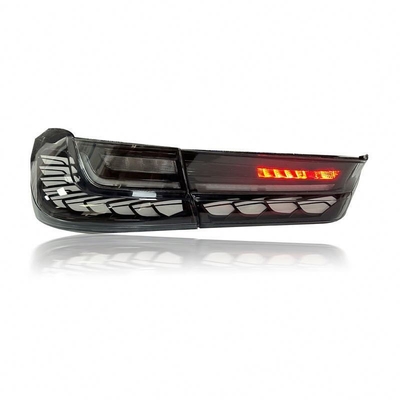 DRL 신호와 드래곤 스케일 꼬등을 가진 BMW 3 시리즈 G20 G28의 LED 자동차 뒷등