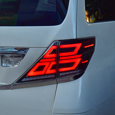자동차 모델 Toyota Alphard 2007-2013 LED 브레이크 신호 조명 조립 후방 조명 시스템