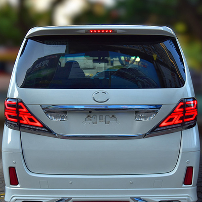 자동차 모델 Toyota Alphard 2007-2013 LED 브레이크 신호 조명 조립 후방 조명 시스템