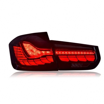 드래곤 스케일 룩 LED 스트리머 뒷등 수정 BMW 3 시리즈 F30 F35 13-15
