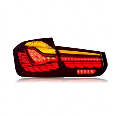 드래곤 스케일 룩 LED 스트리머 뒷등 수정 BMW 3 시리즈 F30 F35 13-15