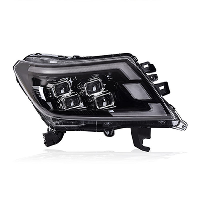 12V 풀 LED Np300 헤드 라이트 업그레이드 4 렌즈 헤드 램프 닛산 나바라 300 2014-2022