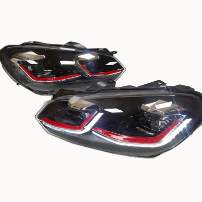 Xenon/LED 업그레이드 골프 헤드라이트 VW 폭스바겐 골프 6 2009-2013 헤드 램프 헤드 라이트