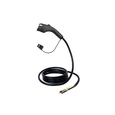 LCD 디스플레이 블루 CEE 플러그 및 조절 전류와 함께 7Kw 타입 2 휴대용 EV 충전기