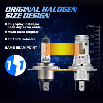 자동차 조명 시스템 자동차 H3 H4 H11 18W 9005 9006 LED 전등 램프 교체/수리