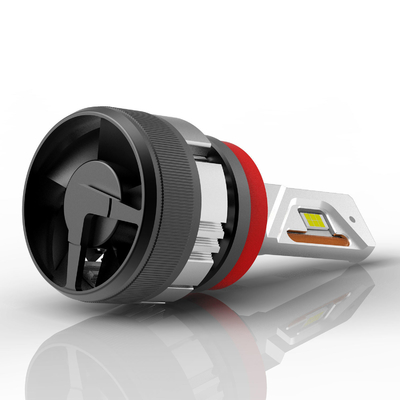 오디 자동차 부착용 고전력 LED 전구 H1 H3 H4 H7 H8 H13 55 와트 12000Lm