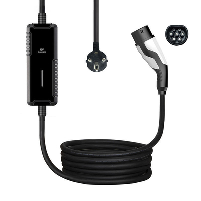 16A IP54 3단계 타입 2에서 타입 2 EV 충전 케이블 5x6.0mm2 2x0.5mm2 케이블 사양
