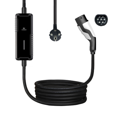 16A 타입 2에서 타입 2 EV 충전 케이블 5M TPU 재킷 케이블 스펙 5x6.0mm2 2x0.5mm2