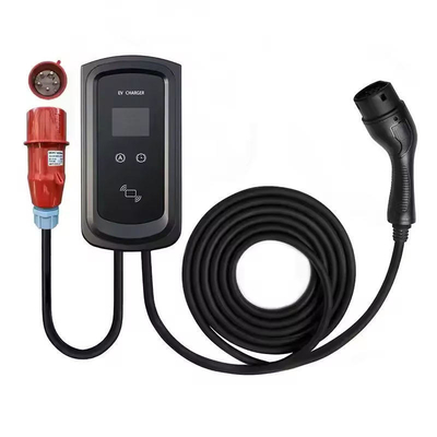 2.8'' 컬러 스크린 LCD 디스플레이 22Kw Type2 EV 밸브박스 전기 자동차 충전 스테이션